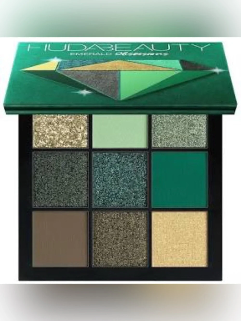 NIB Huda Beauty Emerald Obsessions Eyeshadow Palette